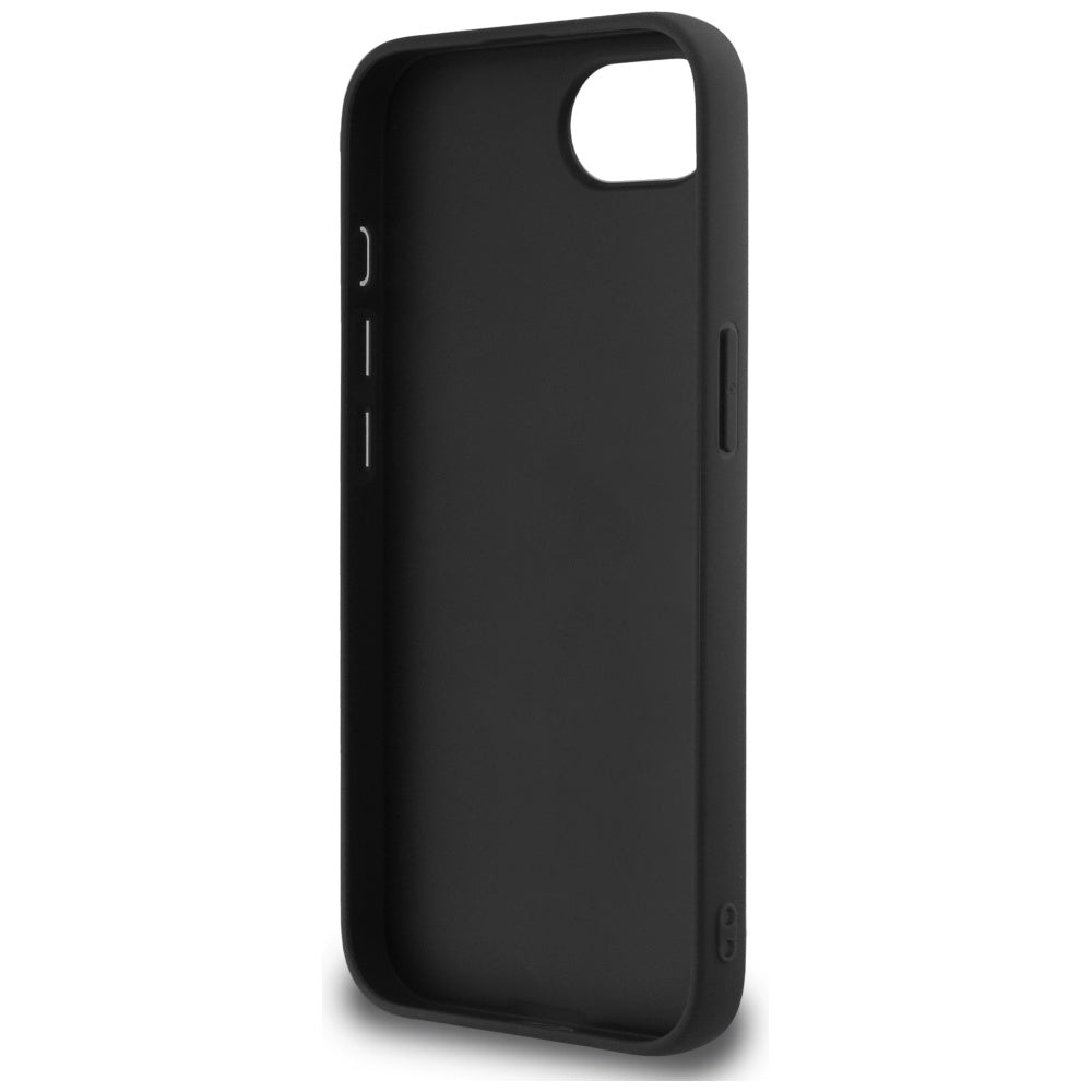 Husă Guess iPhone 16e Glitter Fixed Big 4G, negru – imagine 5