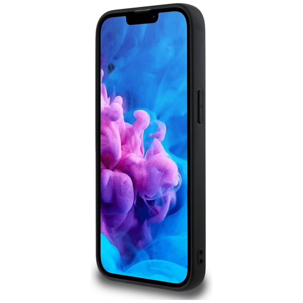 Husă Guess iPhone 16e Glitter Fixed Big 4G, negru – imagine 4