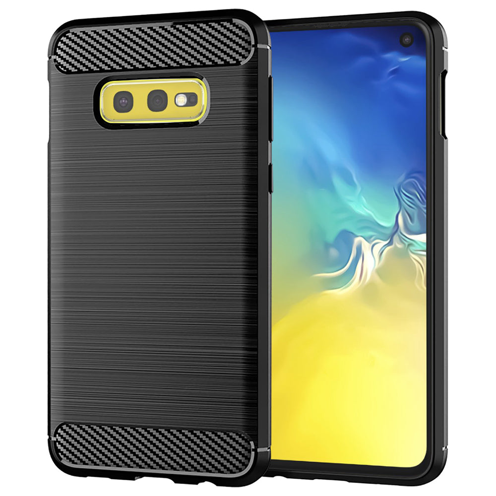 Husă Techsuit Carbon Silicone Galaxy S10e – imagine 1