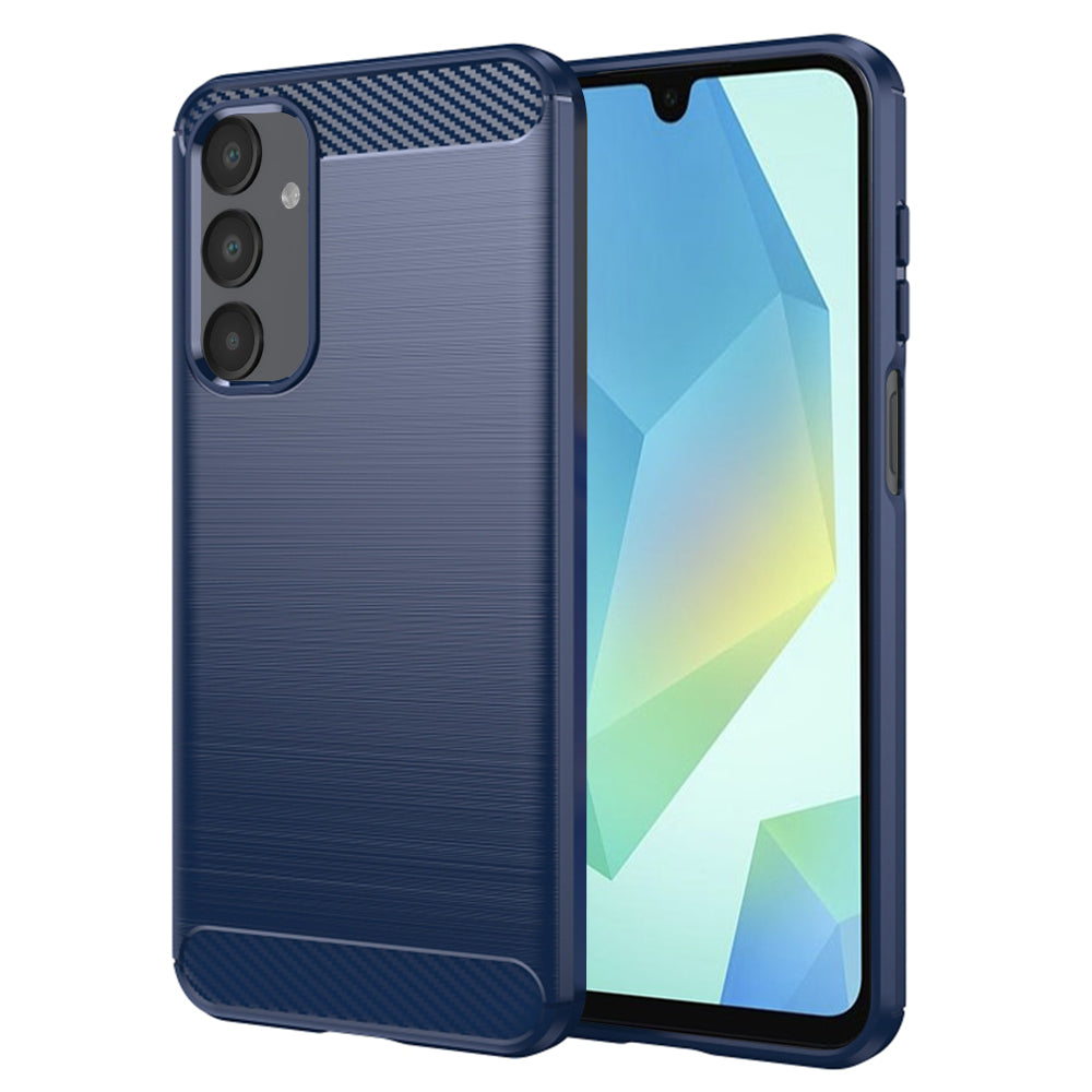 Husă Techsuit Carbon Silicone Galaxy A16 / A16 5G – Albastru – imagine 2