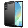 Husă Techsuit Carbon Silicone Galaxy A16 / A16 5G – Negru – imagine 1