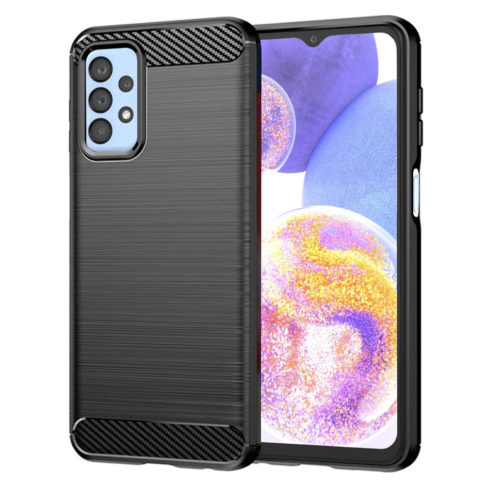 Husă Techsuit Carbon Silicone Galaxy A23 – imagine 1