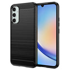 Husă Galaxy A34 5G Techsuit Carbon Silicone, negru – imagine 1