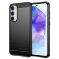 Husă Techsuit Carbon Silicone Galaxy A55 5G – imagine 1