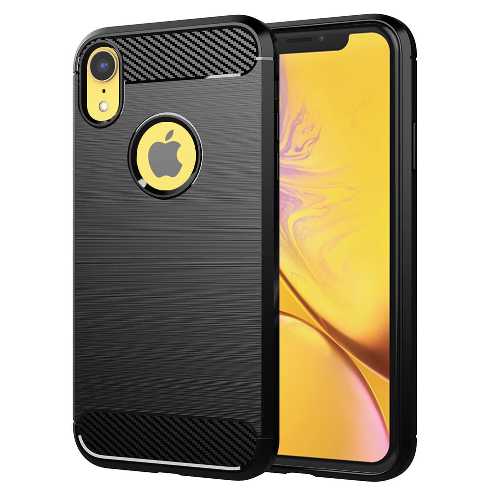 Husă Techsuit Carbon Silicone iPhone XR – imagine 1