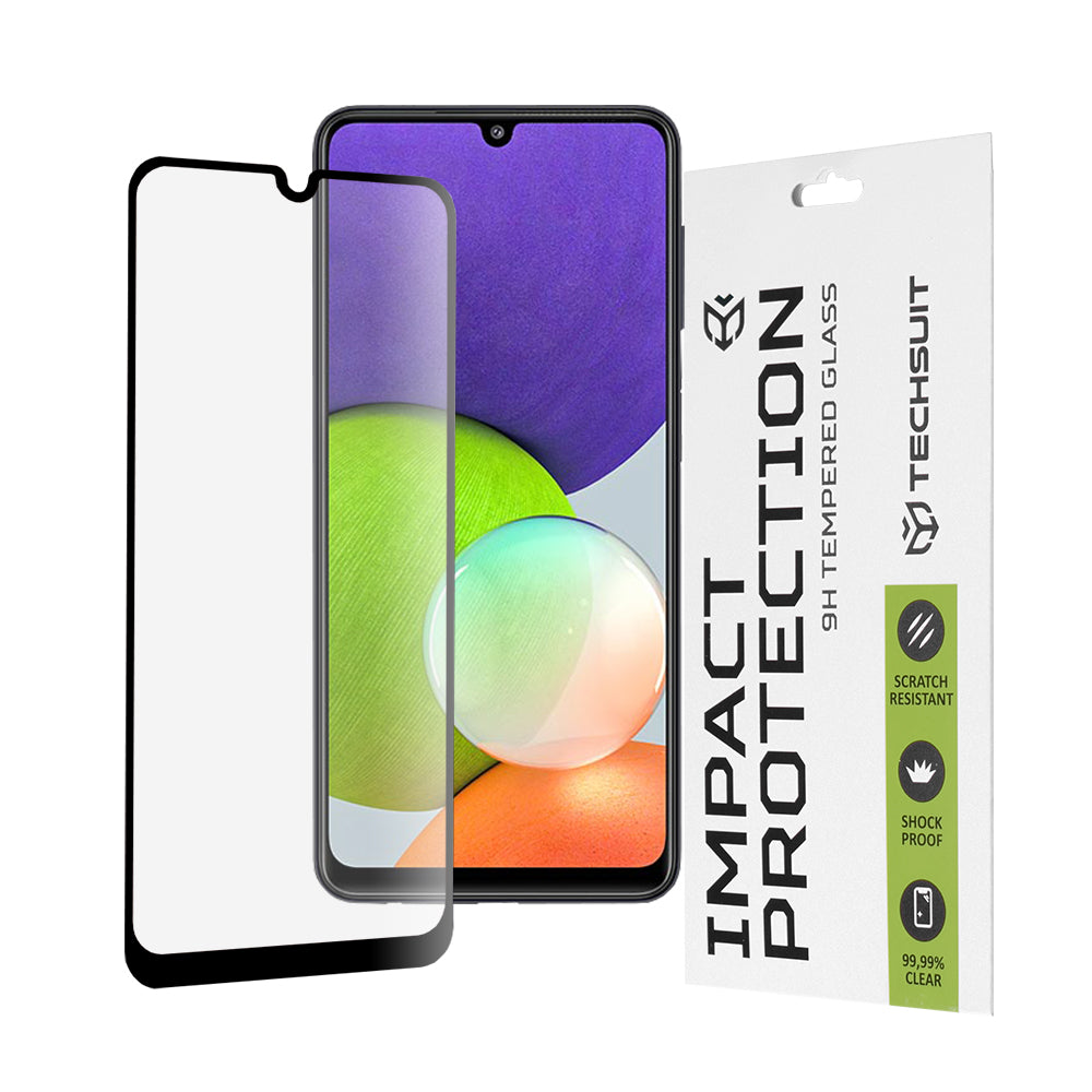 Folie sticlă Techsuit 111D Galaxy A22 / M22, full glue 9H – imagine 1