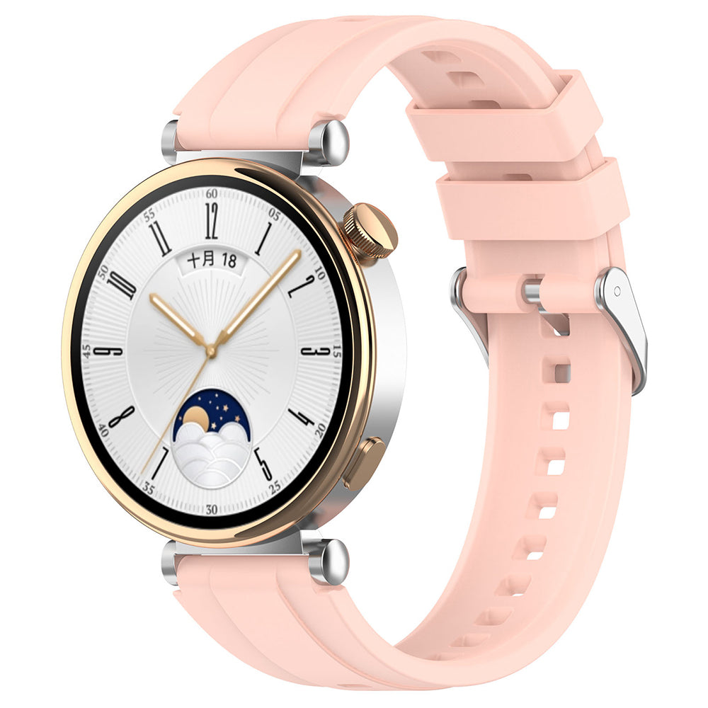 Curea Huawei Watch GT 4 (41 mm)/W1/Honor Watch S1 Techsuit W075, roz – imagine 1
