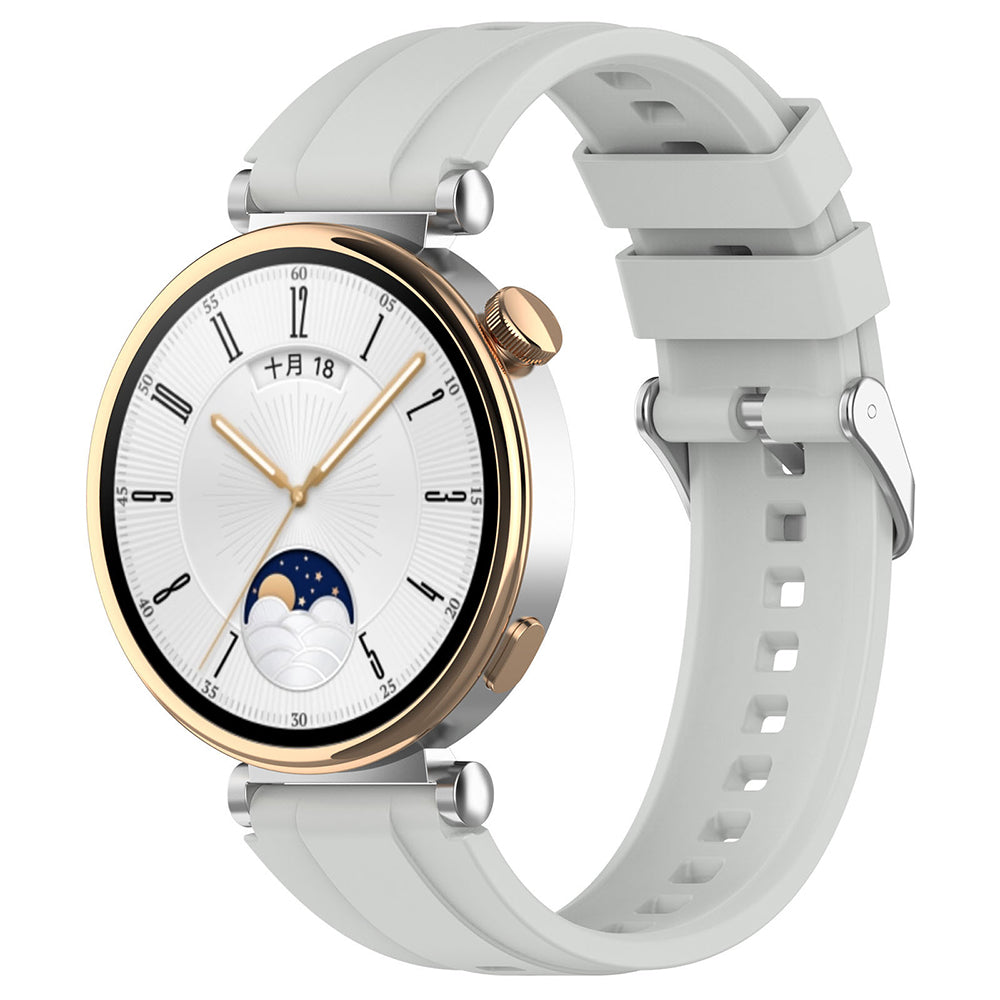 Curea Huawei Watch GT 4 (41 mm)/W1/Honor Watch S1 Techsuit W075, gri – imagine 1