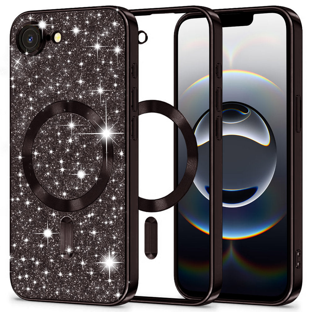Husă Techsuit Luxury Glitter MagSafe iPhone 16e / 17e – imagine 1