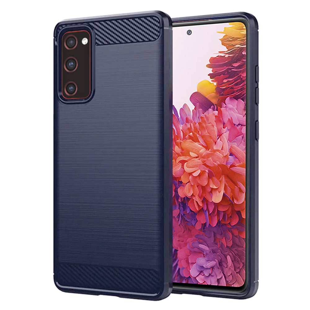 Husă Techsuit Carbon Silicone Galaxy S20 FE – imagine 1