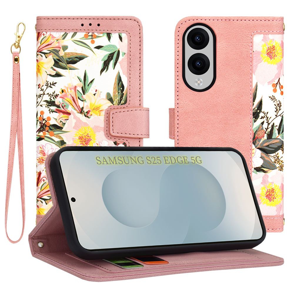 Husă flip Techsuit FlipCraft Galaxy S25 Edge – Roz – imagine 6