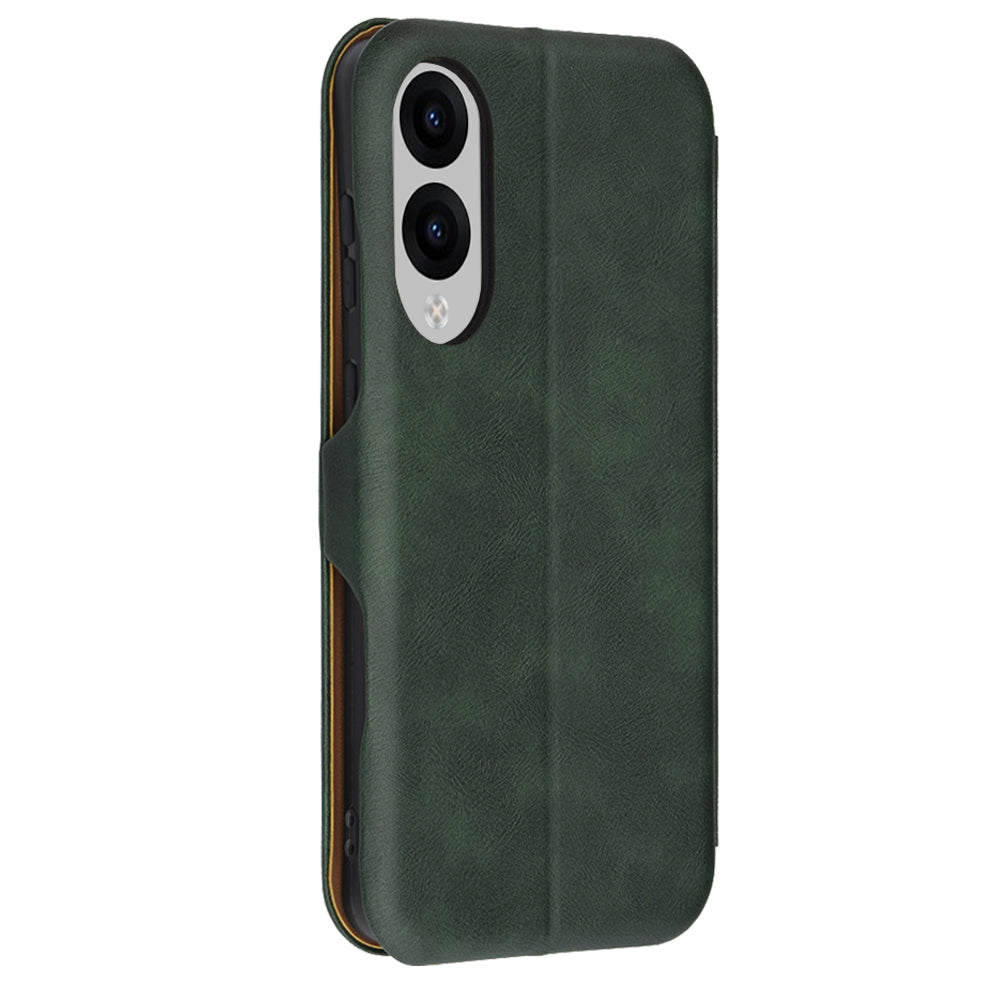 Husă flip Techsuit Safe Wallet Plus Galaxy S25 Edge – Verde – imagine 3