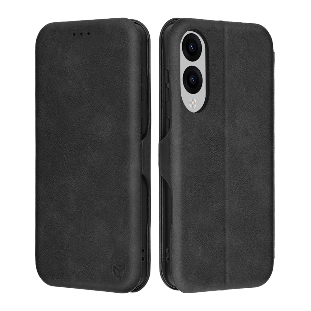 Husă flip Techsuit Safe Wallet Plus Galaxy S25 Edge – Negru – imagine 5