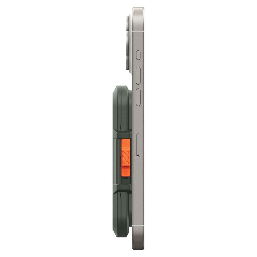 Portofel MagSafe Spigen Lock Fit – Verde militar – imagine 12
