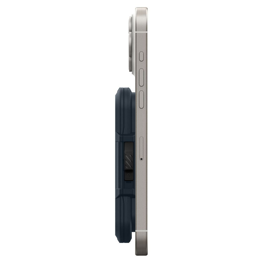 Portofel MagSafe Spigen Lock Fit – Gri (Metal Slate) – imagine 4