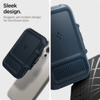 Portofel MagSafe Spigen Lock Fit – Gri (Metal Slate) – imagine 6