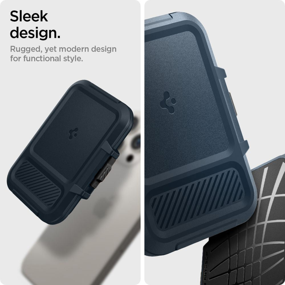 Portofel MagSafe Spigen Lock Fit – Gri (Metal Slate) – imagine 6