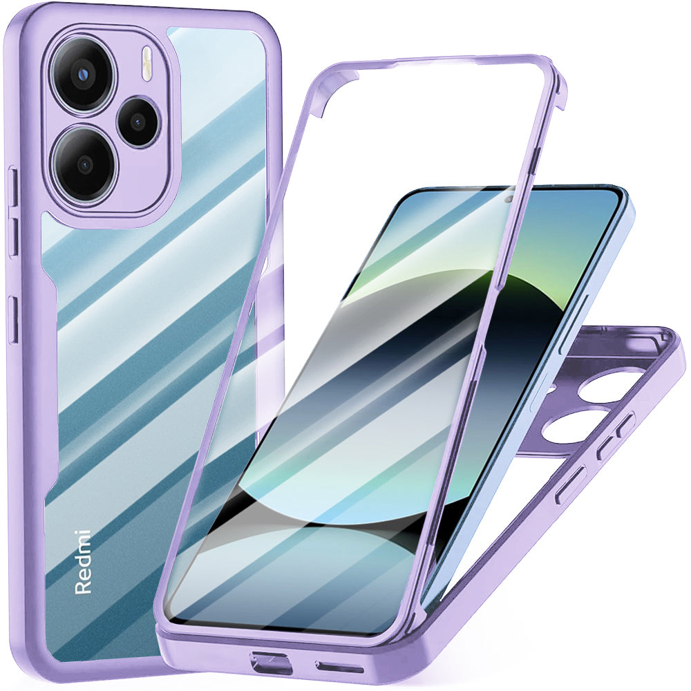 Husă Xiaomi Redmi Note 14 4G (Standard) 360 Techsuit ColorVerse, mov – imagine 1