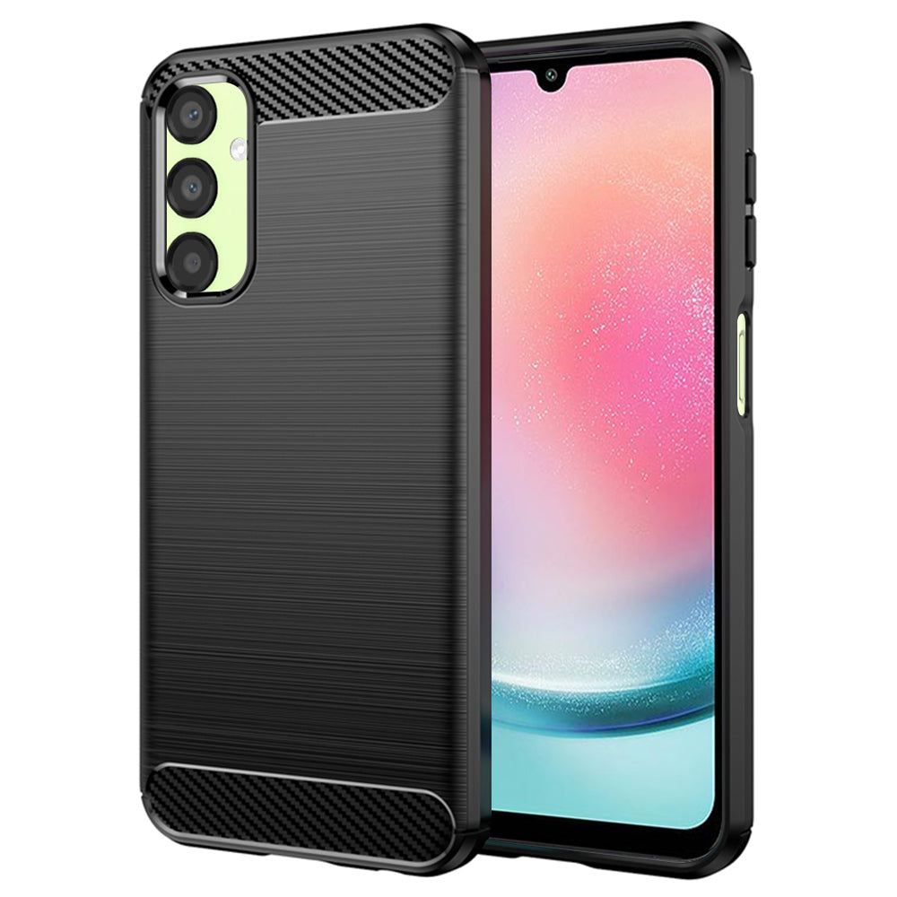 Husă Techsuit Carbon Silicone Galaxy A24 – imagine 1