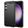 Husă Techsuit Carbon Silicone Galaxy S23 – imagine 1
