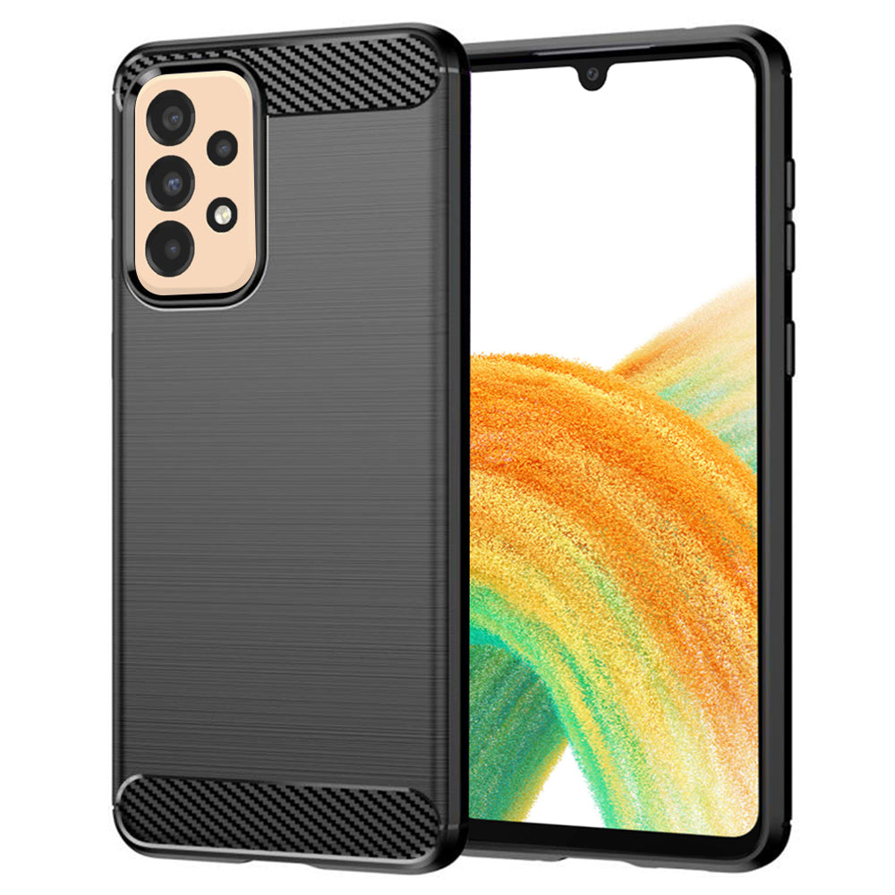 Husă Techsuit Carbon Silicone Galaxy A33 5G – imagine 1