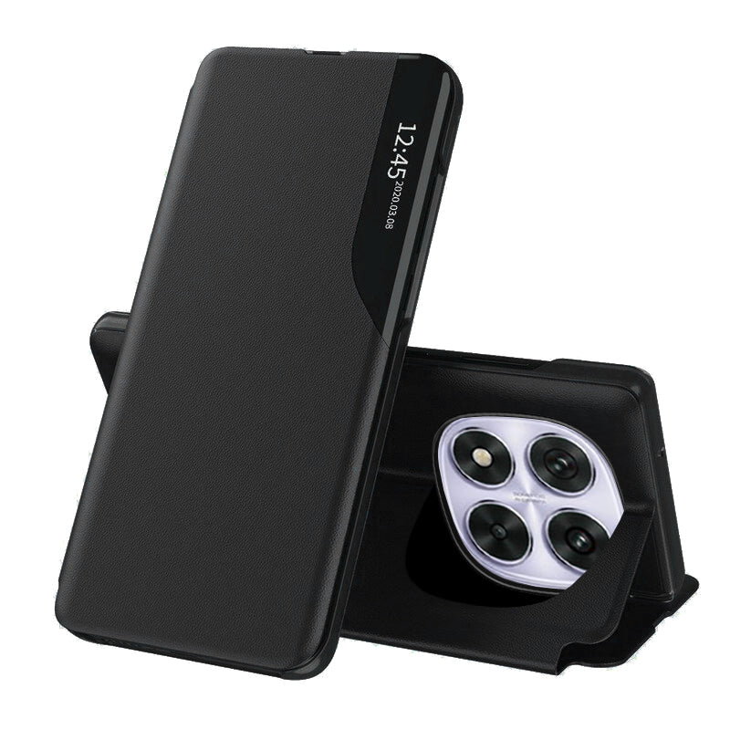 Husă Xiaomi Redmi Note 14 Pro 5G / Poco X7 flip Techsuit eFold, negru – imagine 1