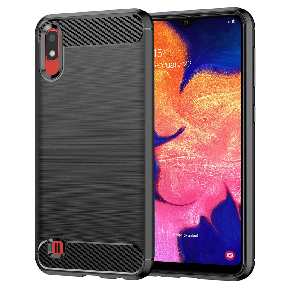 Husă Techsuit Carbon Silicone Galaxy A10 / M10 – imagine 1