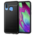 Husă Techsuit Carbon Silicone Galaxy A40 – imagine 1