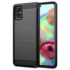Husă Techsuit Carbon Silicone Galaxy A71 – imagine 1