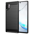 Husă Techsuit Carbon Silicone Galaxy Note 10 Plus – imagine 1