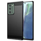 Husă Techsuit Carbon Silicone Galaxy Note 20 – imagine 1