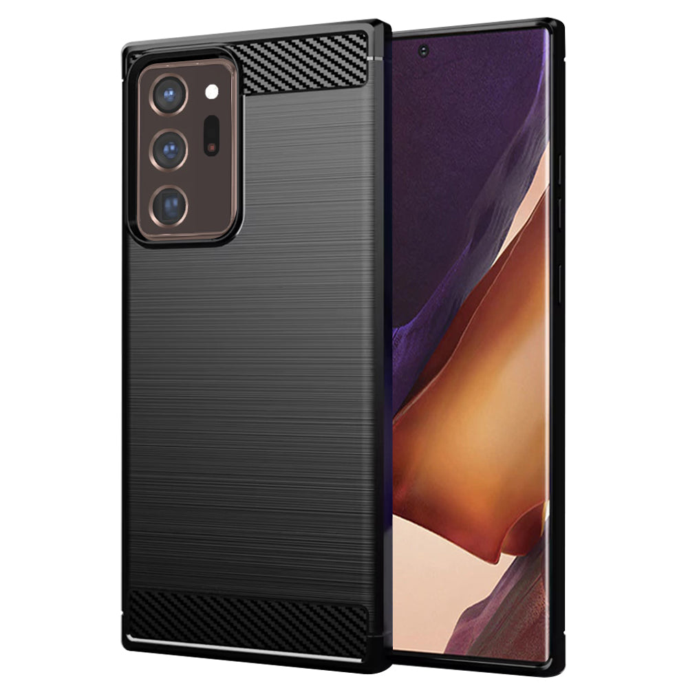Husă Techsuit Carbon Silicone Galaxy Note 20 Ultra – imagine 1