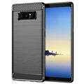 Husă Techsuit Carbon Silicone Galaxy Note 8 – imagine 1