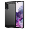 Husă Techsuit Carbon Silicone Galaxy S20 – imagine 1