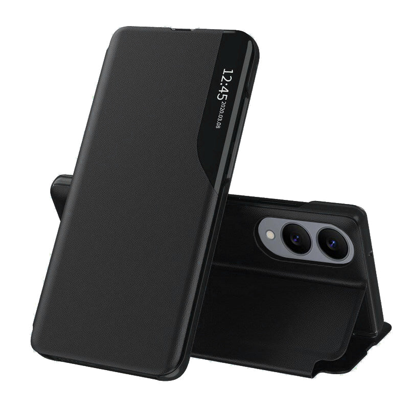 Husă flip Techsuit eFold Galaxy S25 Edge – Negru – imagine 4