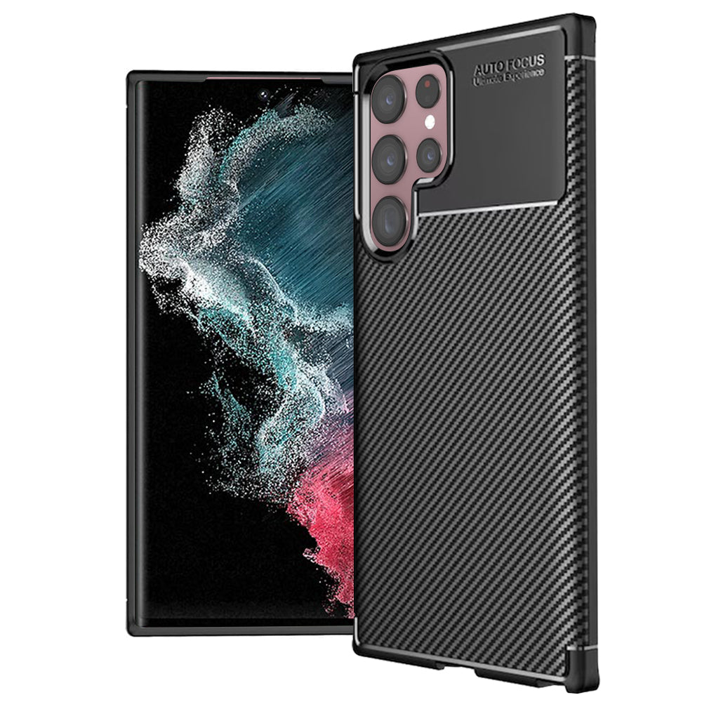 Husă Techsuit CarbonFiber Galaxy S22 Ultra – imagine 1