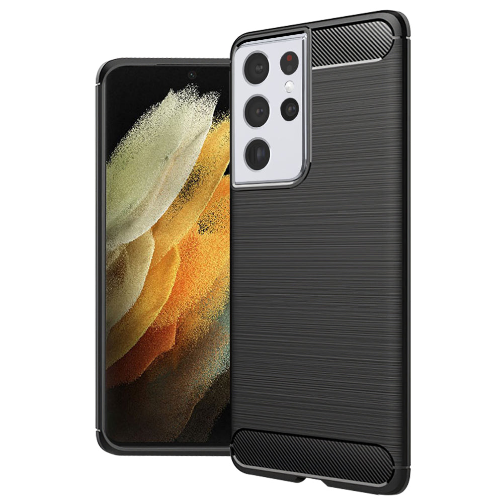 Husă Techsuit CarbonFiber Galaxy S21 Ultra – imagine 1