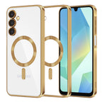 Husă transparentă Techsuit Luxury Crystal MagSafe Galaxy A16 / A16 5G – Auriu – imagine 5