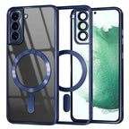 Husă transparentă Techsuit Luxury Crystal MagSafe Galaxy S22+ – Albastru închis – imagine 3