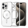 Husă Techsuit Luxury Crystal MagSafe iPhone 15 Pro Max – Argintiu – imagine 1