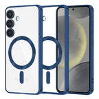 Husă transparentă Techsuit Luxury Crystal MagSafe Galaxy S24 – Albastru închis – imagine 5