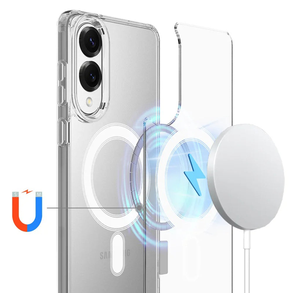 Husă transparentă Techsuit MagSafe Pro Galaxy S25 Edge – Transparent – imagine 13