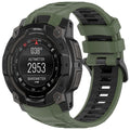 Curea Garmin Instinct 3 50 mm Techsuit W077, policarbonat, verde – imagine 1