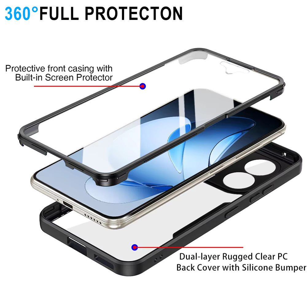 Husă Oppo Reno13 Pro 360 Techsuit ColorVerse, negru – imagine 2