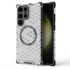 Husă Galaxy S24 Ultra Techsuit HoneyComb Shield MagSafe, alb – imagine 1