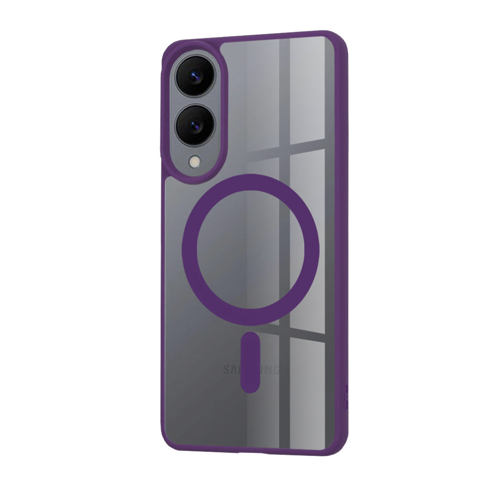 Husă transparentă Techsuit MagSafe Pro Galaxy S25 Edge – Mov – imagine 10