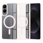 Husă transparentă Techsuit MagSafe Pro Galaxy S25 Edge – Roz nude – imagine 14