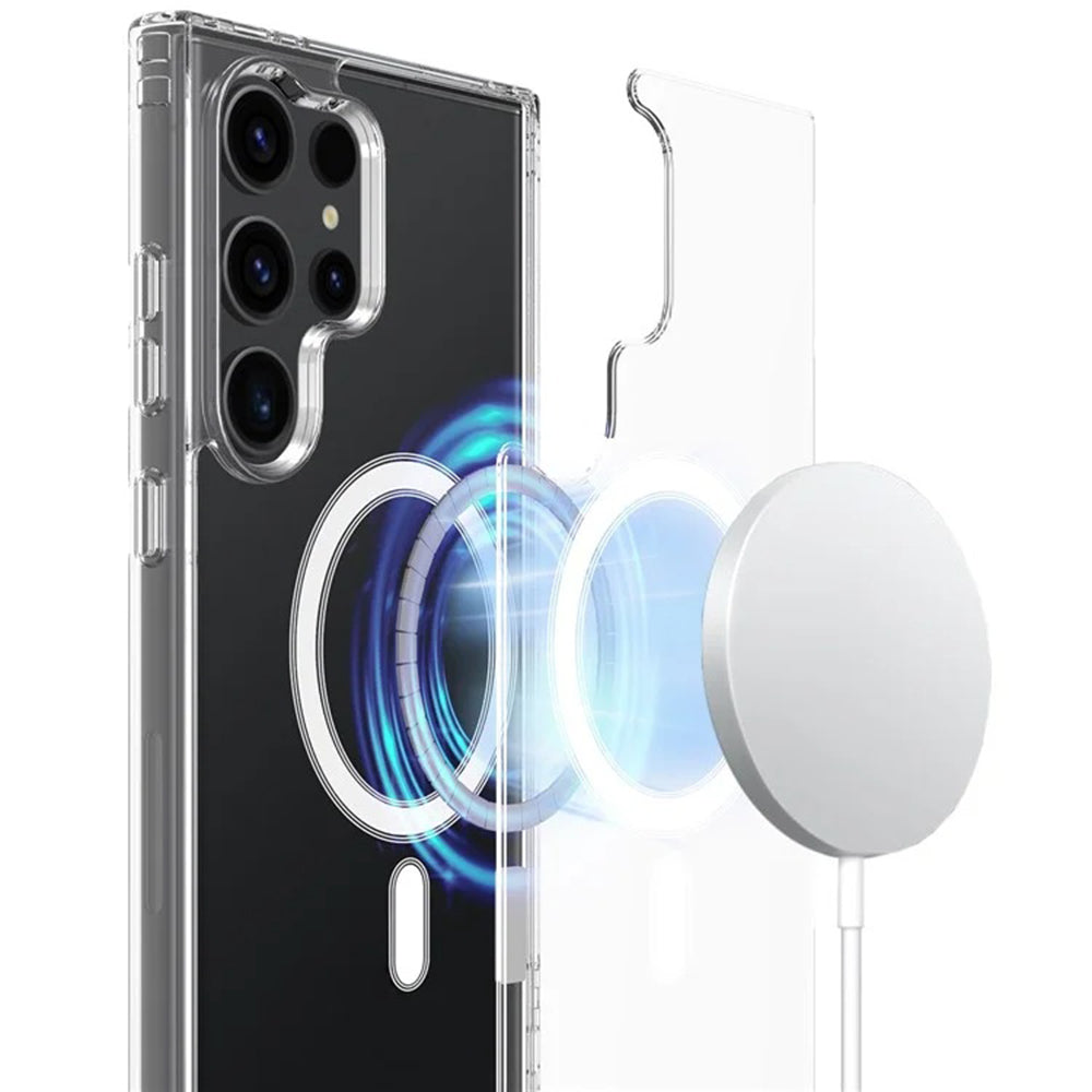 Husă transparentă Techsuit MagSafe Pro Galaxy S25 Ultra – Transparent – imagine 11