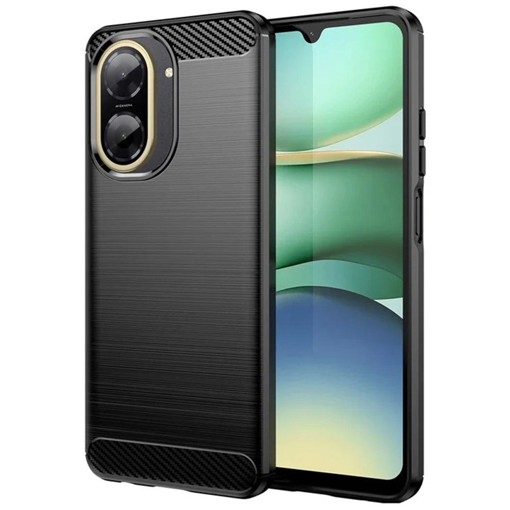 Husă Xiaomi Redmi A5 4G (Standard) Techsuit Carbon Silicone, negru – imagine 1
