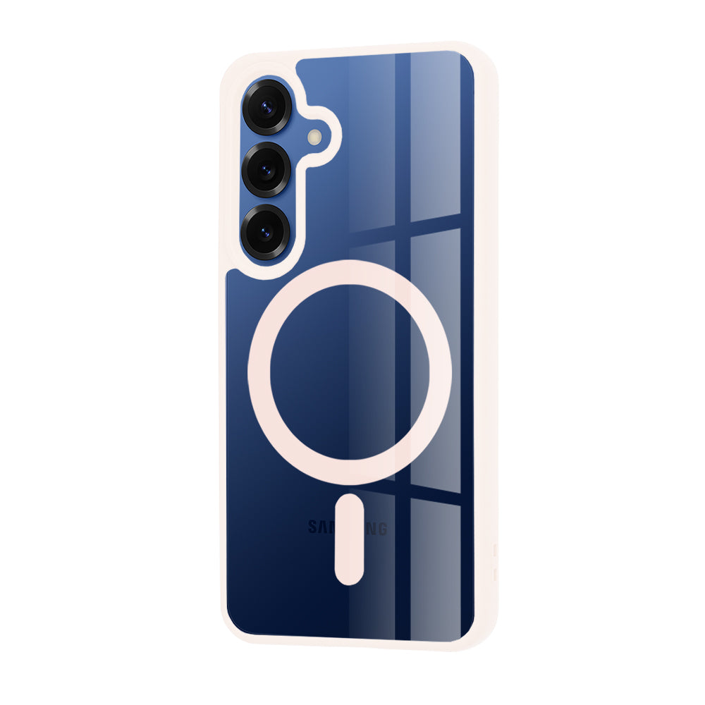 Husă transparentă Techsuit MagSafe Pro Galaxy S25 – Roz nude – imagine 13